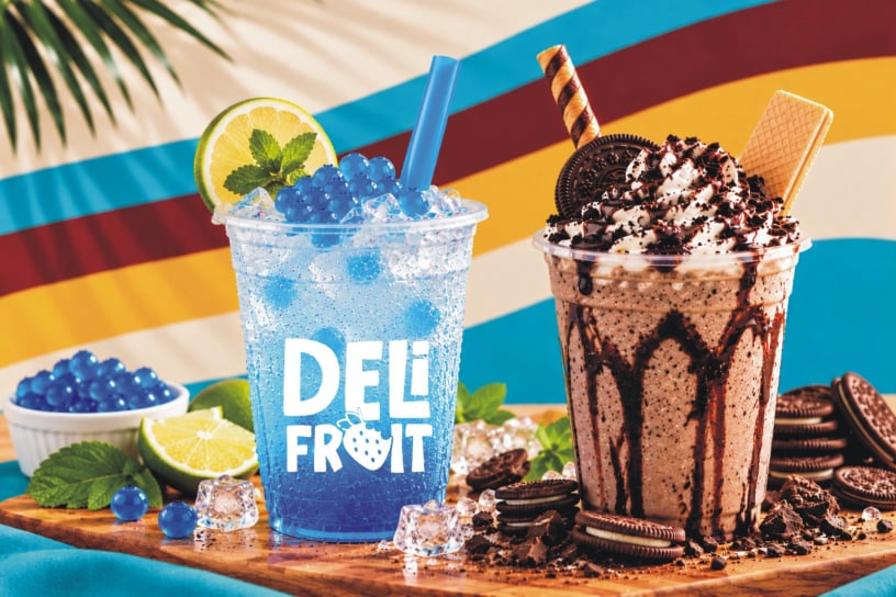 Frappés y sodas italianas de diferentes sabores